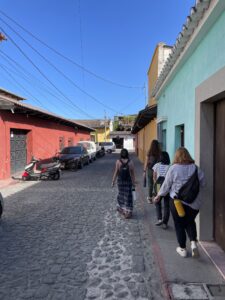 Heading to church in Antigua