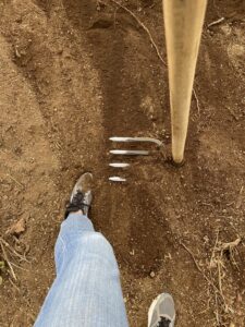 Feet and how in the dirt